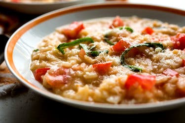 Tomato and Basil Risotto