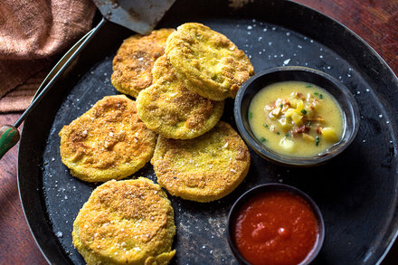 Image for Fried Green Tomatoes With Bacon Rémoulade