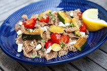 Pasta With Seared Zucchini and Ricotta Salata