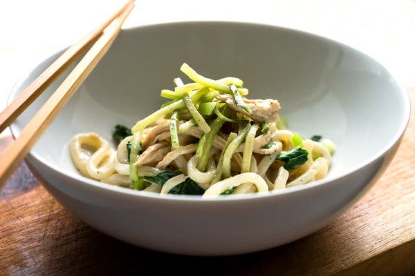 Chicken Noodle Salad With Creamy Sesame Dressing