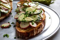 Cucumber and Radish Salad With Yogurt and Cumin