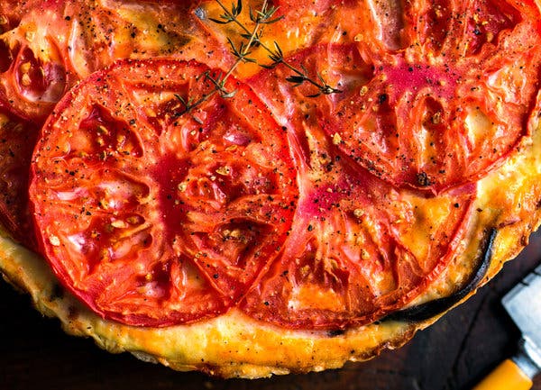 Eggplant and Tomato Pie