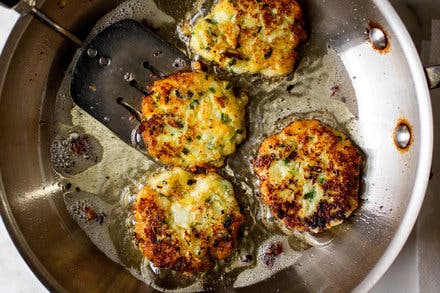 Mashed Potato and Cabbage Pancakes