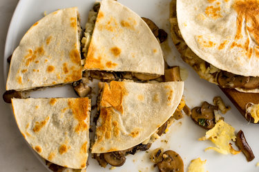 Image for Quesadilla With Mushroom Ragoût and Chipotles