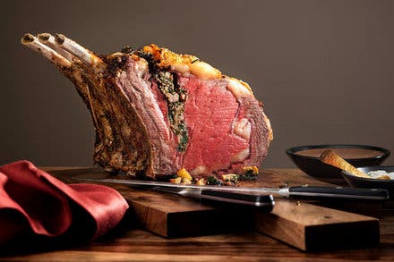 Stuffed Standing Rib Roast