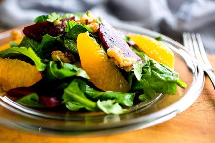 Beet, Orange and Arugula Salad