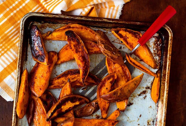 Roasted Sweet Potato Oven Fries