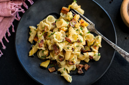 Image for Pasta With Parsnips and Bacon