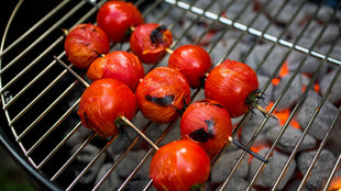 Image for Grilled Cherry Tomatoes With Curry and Golden Raisins