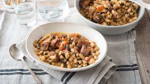 Image for Pork and Beans with Garlic and Greens