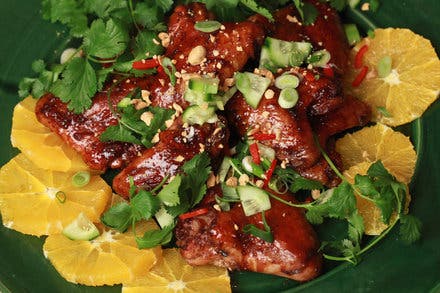 Spicy Lacquered Chicken Wings