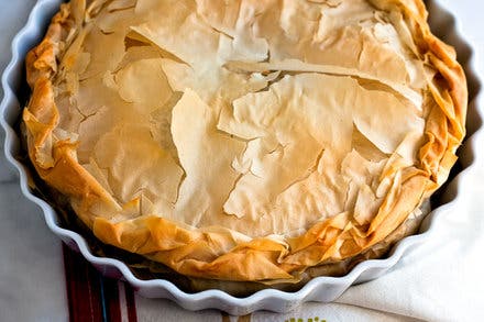 Greek-Style Dinner Pie With Leftover Greens