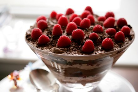 Image for Triple Chocolate Trifle With Raspberries