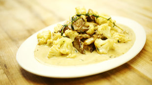 Image for Cauliflower With Oyster Mushrooms and Sherry