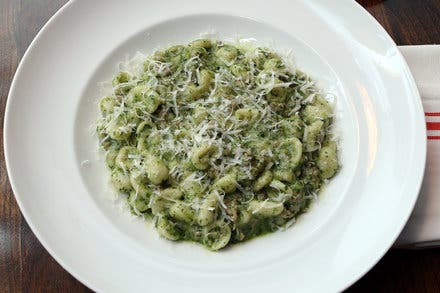 Orecchiette With Sweet Sausage and Broccoli Rabe Pesto