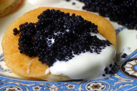 Tiny Pancakes For Caviar