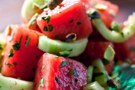 Cucumber-Watermelon Salad