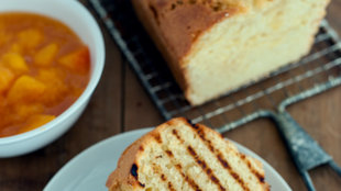 Image for Grilled Rose-Water Poundcake