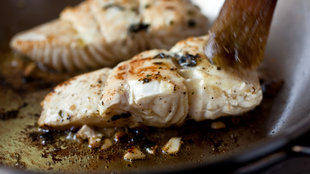 Image for Pan-Seared Marinated Halibut Fillets