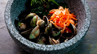 Image for Bibimbap With Clams, Kale, Daikon and Carrots