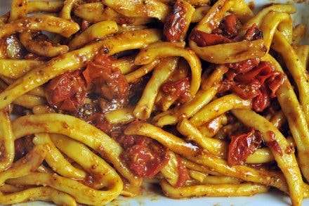 Strozzapreti With Roasted Tomatoes