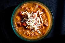 Bean and Farro Soup With Cabbage and Winter Squash