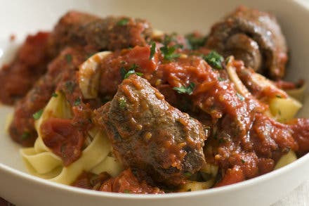 Beef Involtini With Grape Tomato Sauce