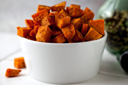 Image for Coconut Oil Roasted Sweet Potatoes