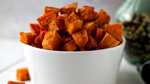 Image for Coconut Oil Roasted Sweet Potatoes