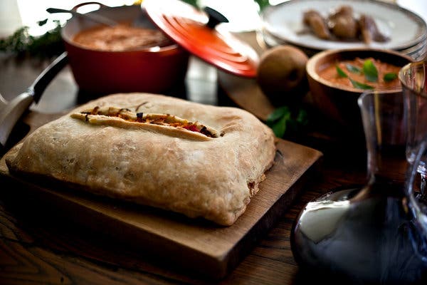 Harvest Tart With Pumpkin and Peppers