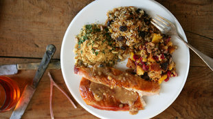 Image for Whole-Grain Stuffing With Kale and Dried Fruit