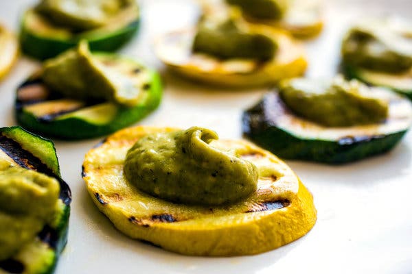 Roasted Tomatillo-Poblano-Avocado Salsa