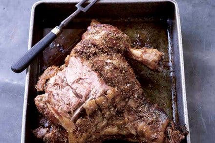 Slow-Roasted Lamb Shoulder With Coriander Seeds