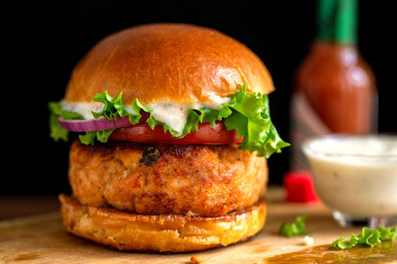 Image for Salmon Burgers