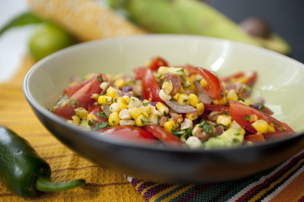 Image for Pan-Roasted Corn and Tomato Salad