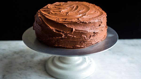 Devil’s Food Cake With Black Pepper Buttercream