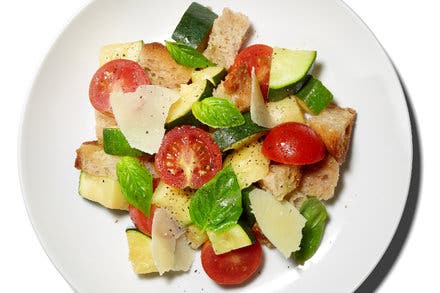 Tomato and Zucchini Panzanella