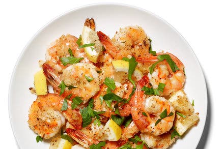 Roasted Shrimp With Bread Crumbs