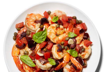 Sautéed Shrimp With Capers and Olives