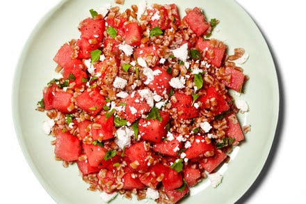 Farro and Watermelon Salad