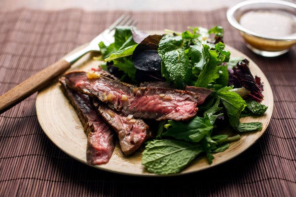 Steak Salad With Fish Sauce and Mint