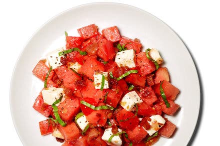 Watermelon Salad With Pancetta