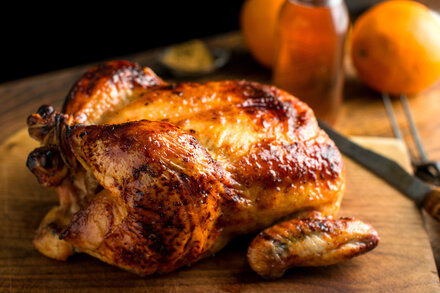 Image for Roast Chicken With Cumin, Honey and Orange