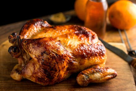 Roast Chicken With Cumin, Honey and Orange