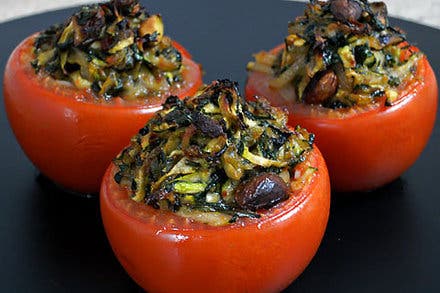 Moroccan Stuffed Tomatoes