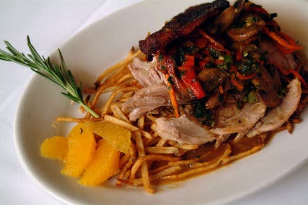 Slow Roasted Duck With Orange-Sherry Sauce