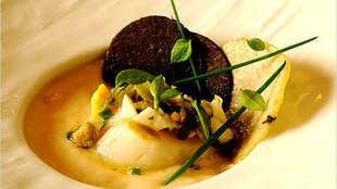 Image for Sea Scallops With Sunchokes and Truffles