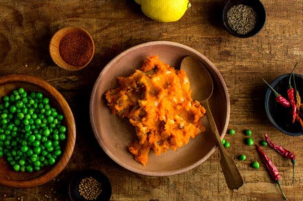 Potato and Pea Patties With Indian Spices