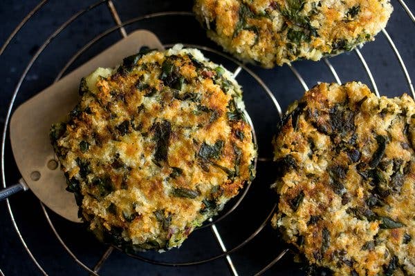 Suvir Saran’s Palak Ki Tikki (Spinach and Potato Patties)