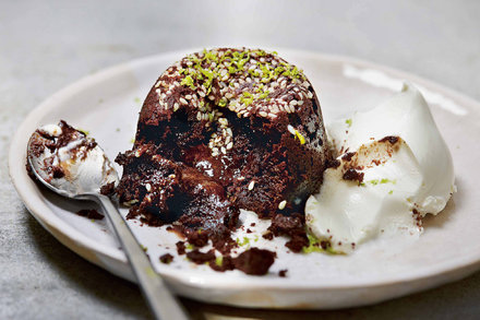 Image for Tahini Chocolate Cakes